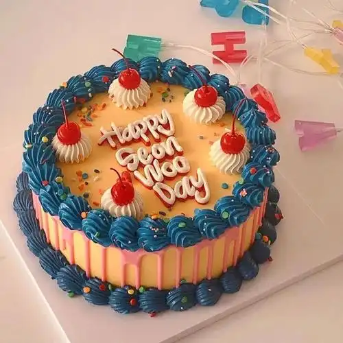 好可爱~漂亮~多彩~谈恋爱~超级好看好吃的生日蛋糕图.