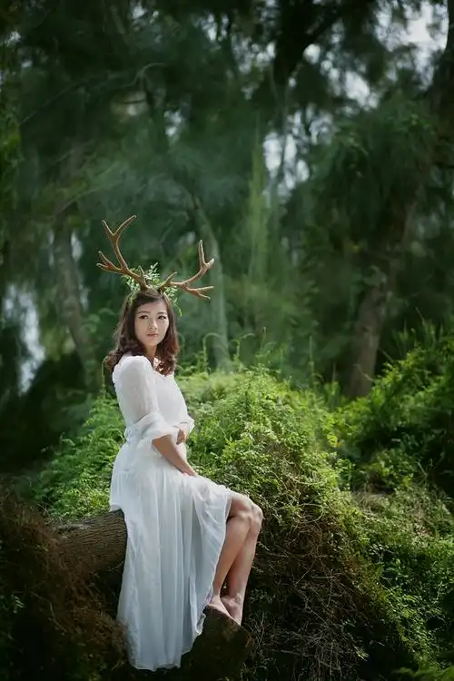 鹿》_人像_poco摄影,人像.森系唯美.