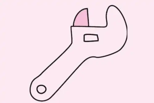 扳手简笔画 超简单的扳手简笔画步骤教程及图片大全 简笔画扳手简笔画