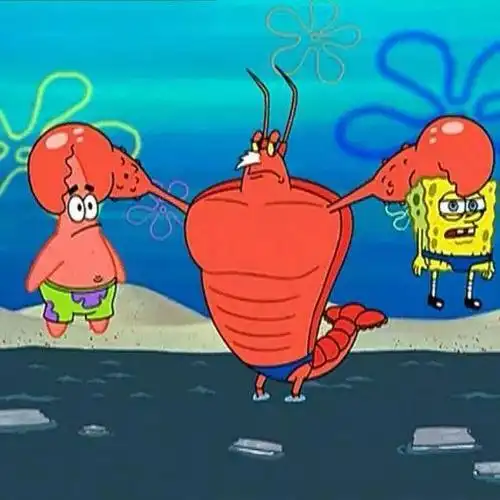 胡卡虾园 - 虾霸,一只通红的 龙虾兄贵, 拥有一身让海绵宝宝艳羡不