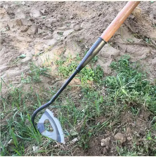 农具大全种地工具全钢农用锄头除草工具特大种菜两用锄锻打长柄宽锄头