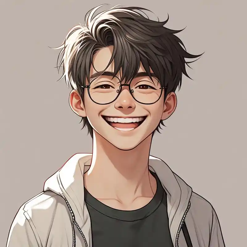 傻傻的男生头像|憨憨的笑容90