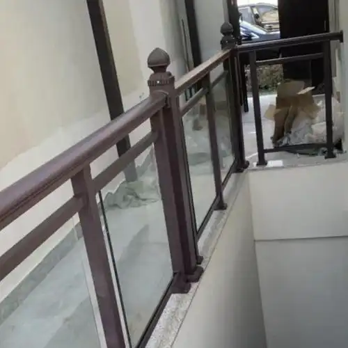 景阳铝合金护栏别墅阳台扶手室外玻璃围栏露台护栏