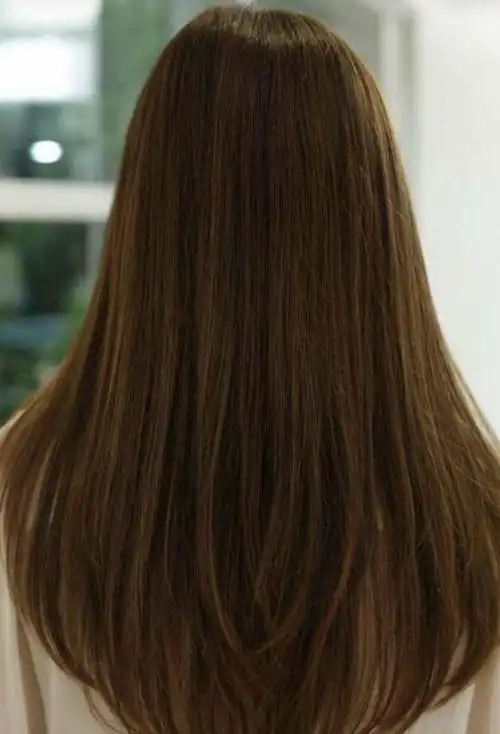 栗棕色染发效果图所以尽量吹干热涨冷缩加热容