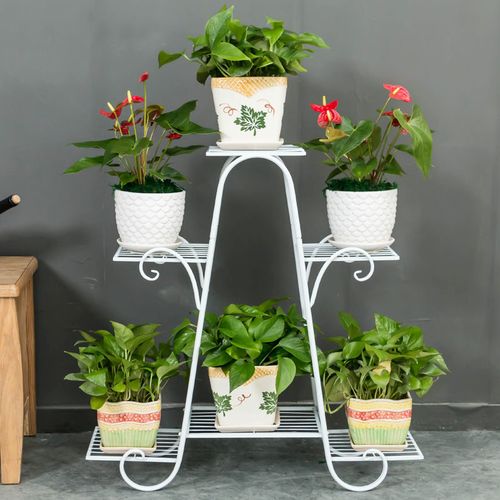 铁艺钢筋结构花架阳台菜盆挂架长盆550650花盆栏杆挂架摆架挂篮