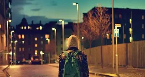 非主流男生背影图片