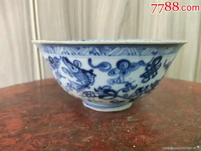 明代中期青花碗