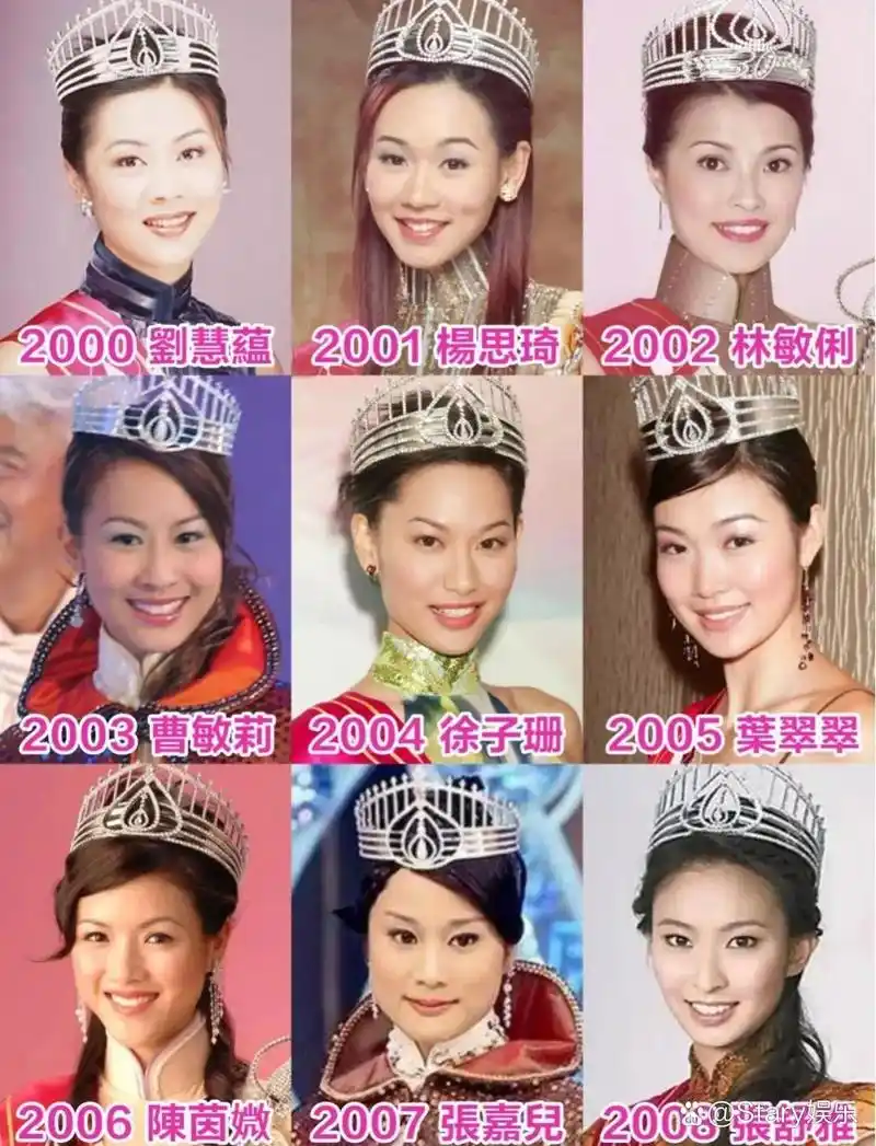 历届港姐冠军造型!看看谁更美呢? - 抖音