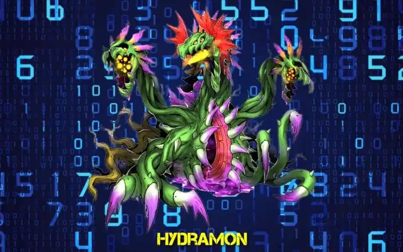 【数码宝贝大冒险】爱娜温兽-海德拉兽进化路线,海德拉兽主要在沼泽地