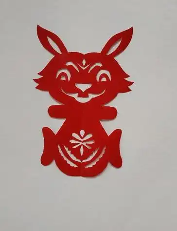 剪纸小兔子