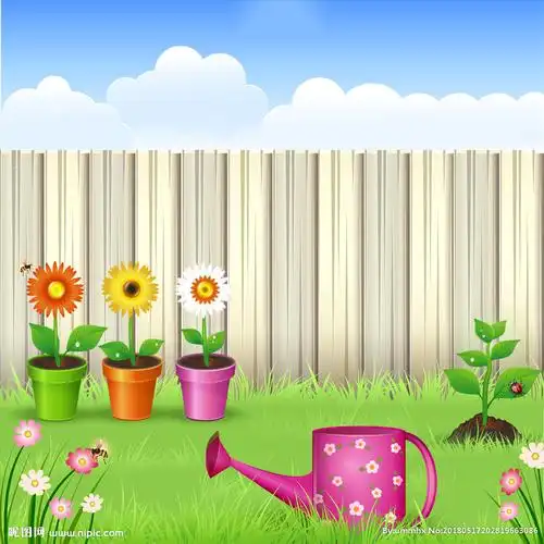 花园设计图__卡通设计_广告设计_设计图库_昵图网nipic.com