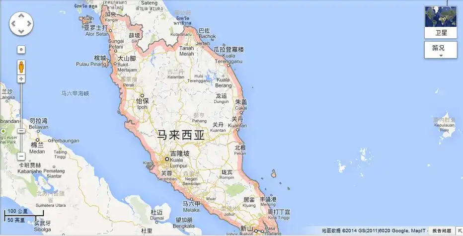 马来西亚与中国的地理位置马来西亚在那里 求地图在地球上瓜地马拉在