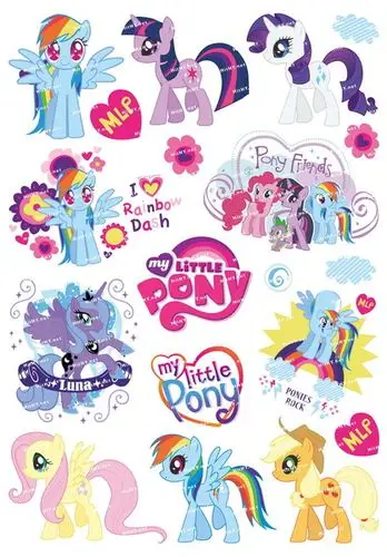 小号f0065-08my little pony小马宝莉卡通笔记本电脑旅行箱贴纸