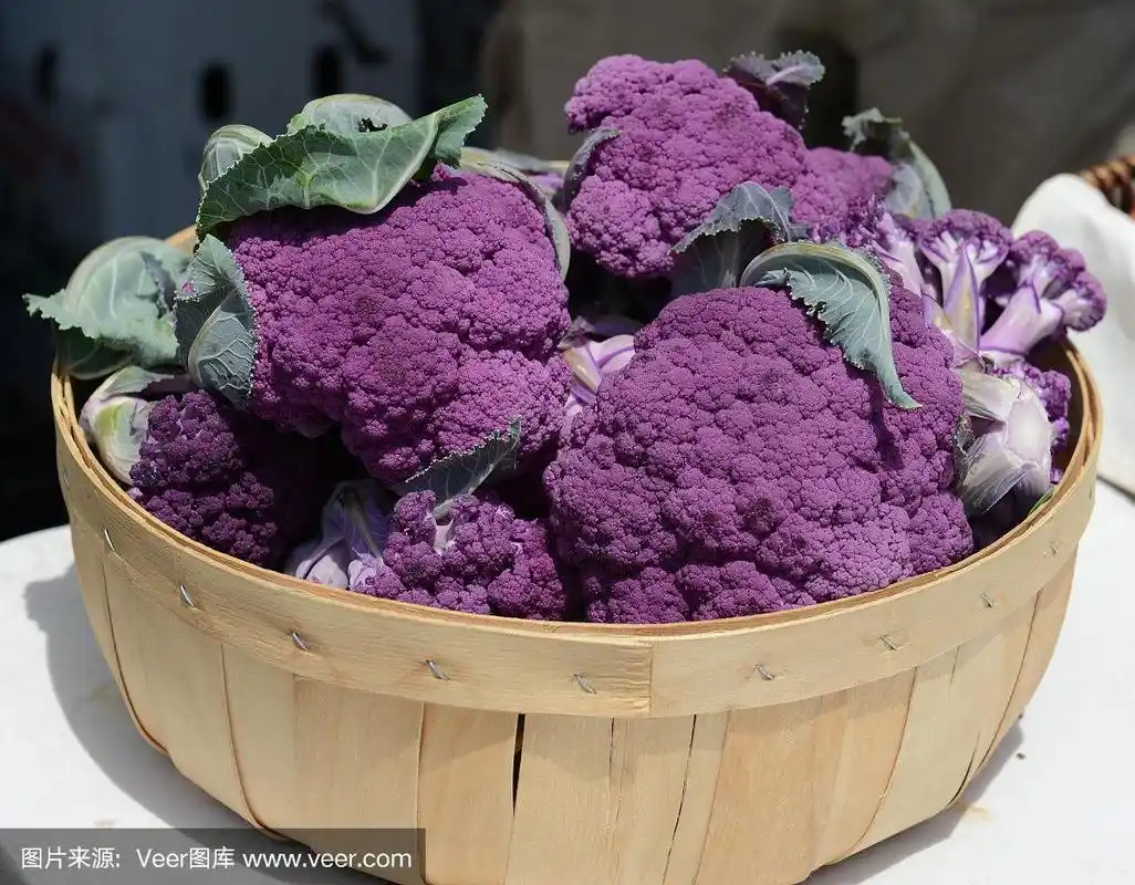农贸市场的紫菜花(农作物)