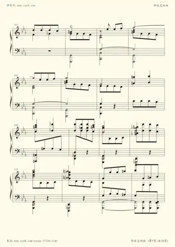 钢琴谱 - 《命运交响曲》钢琴版(李斯特改编)