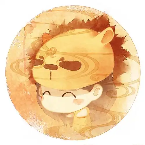 梁阿渣系列ヾ(o66)ヾ萌萌哒 水彩风 头像~狮子座