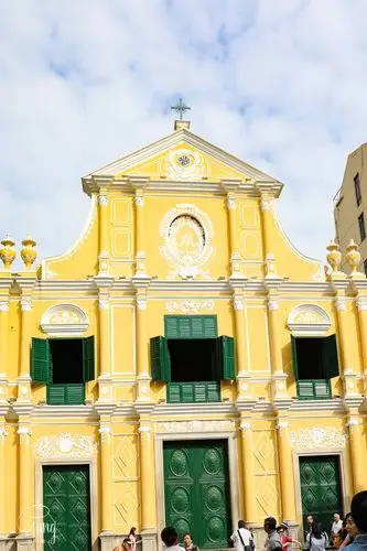 澳门最精致的教堂之一,有400多年的历史的玫瑰堂