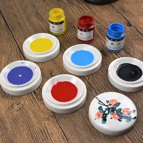 苏州姜思序堂传统国画颜料瓶装30ml专业单支花青藤黄金粉大容量初学者