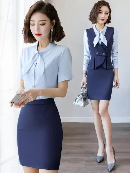 面试正装女 老师_夏季职业装气质女神范小香风套装教师老师面试服装女