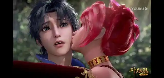 斗罗大陆:火舞爱上唐三,趁机亲了唐三一口,被经过的小舞看到了