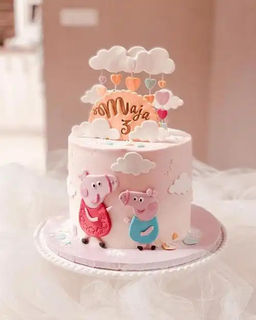 儿童生日蛋糕图片女孩(56款儿童节灵感蛋糕)