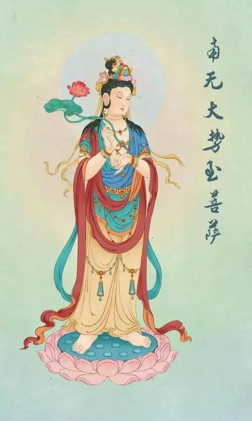 孝亲月吉日大势至菩萨圣诞放生救度祈愿菩萨慧光注照增慧得福父母福寿