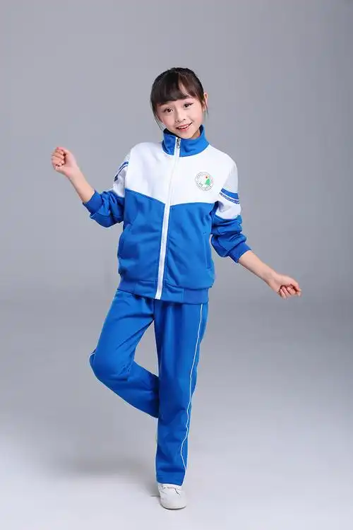 校服北京通州春秋秋冬小学生高中大学生蓝色裤子校服