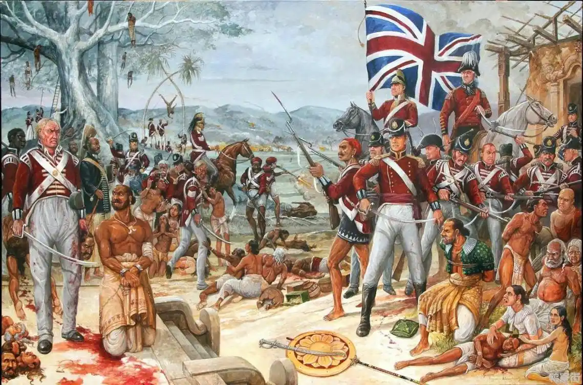 英国曾是世界第一大殖民帝国,第一次世界大战结束后是英国殖民地领土