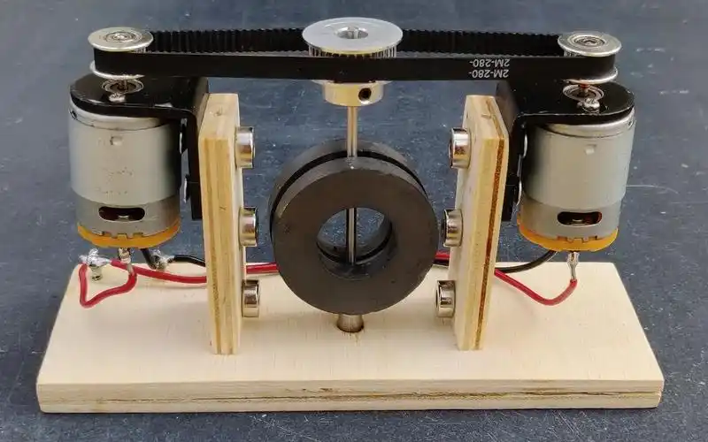 厉害了用磁铁制作一个自由能发电机