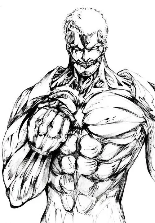 简笔画 手绘 线稿 564858 竖版 竖屏《进击的巨人》动画人物设定资料