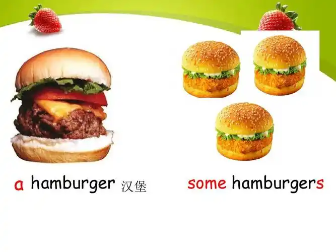 hamburger 汉堡 some hamburgers