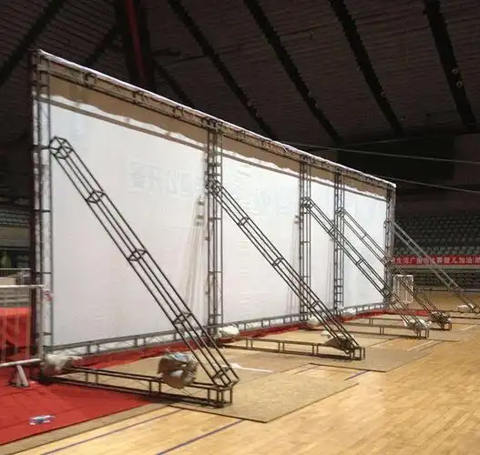 定制热镀锌方管小舞台桁架背景架太空航架子户外婚庆灯光展架钢铁行架