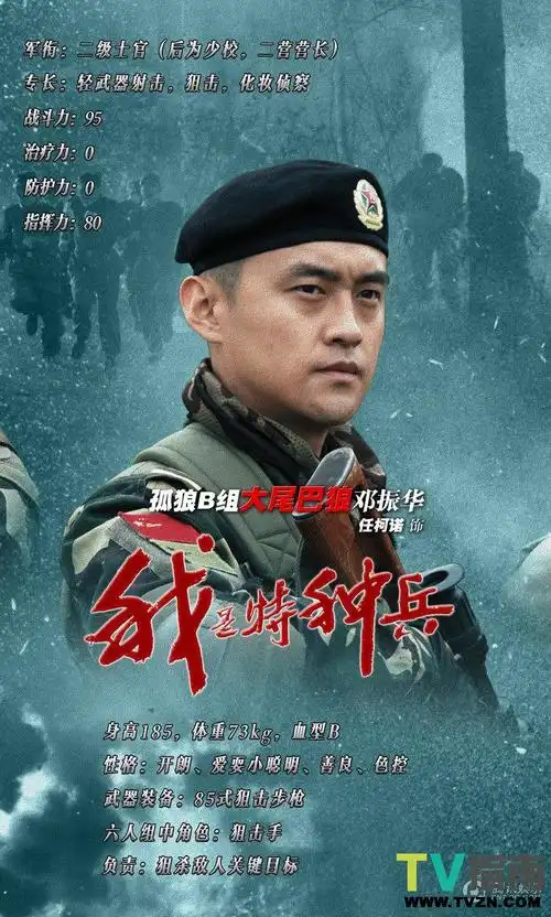 我是特种兵演员表-邓振华扮演者任柯诺-电视指南
