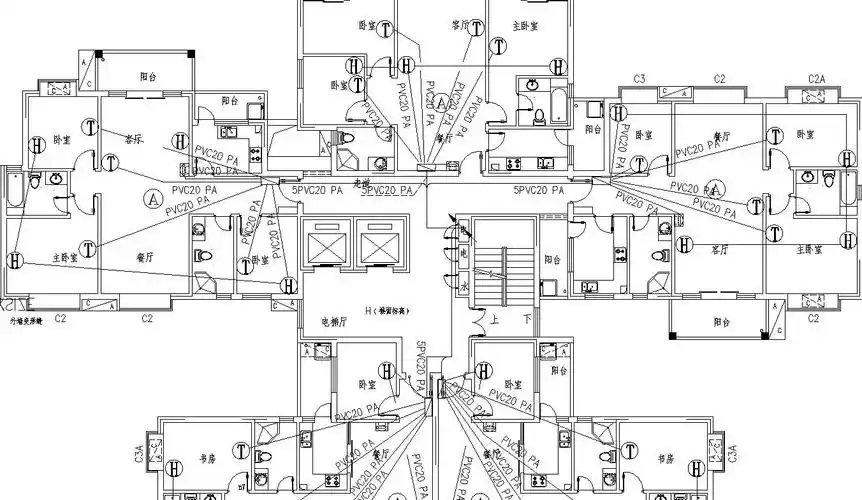 某小区十六层强弱电图纸-建筑电气施工图-筑龙电气工程论坛