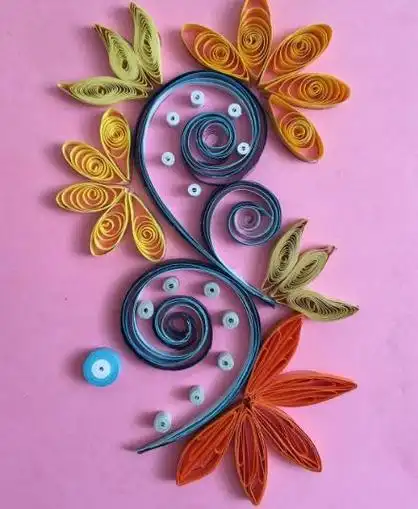 衍纸作品图案大全-浪漫的图画