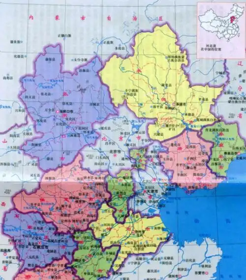 河北省的区划变动,16个县划入北京和天津,为何形成了北三县?