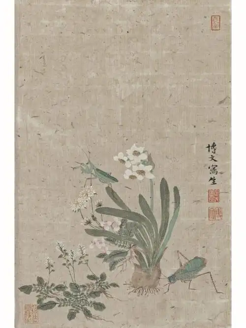 水珮雪中仙郑博文国画