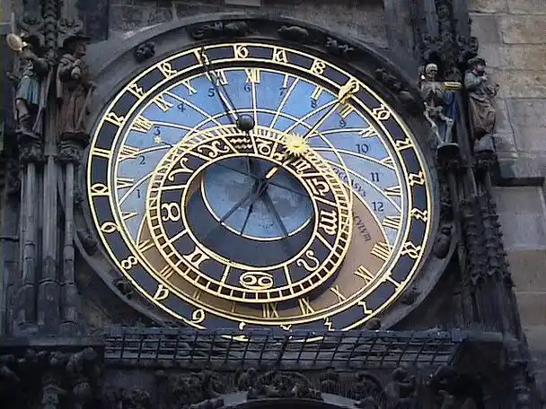 p>布拉格天文钟(英语:the prague astronomical clock)也称"布拉格