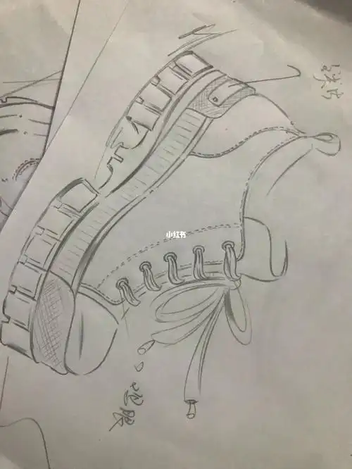 设计鞋子手稿