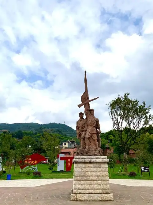 顺道还去了柯渡红军长征记念馆