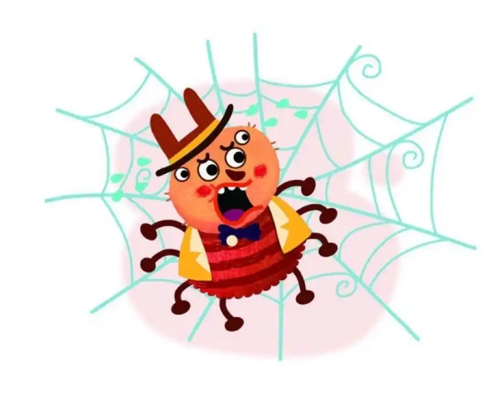 二下《蜘蛛开店》教具课件 有姐妹问我板贴是怎么弄的,跟大家分享一下