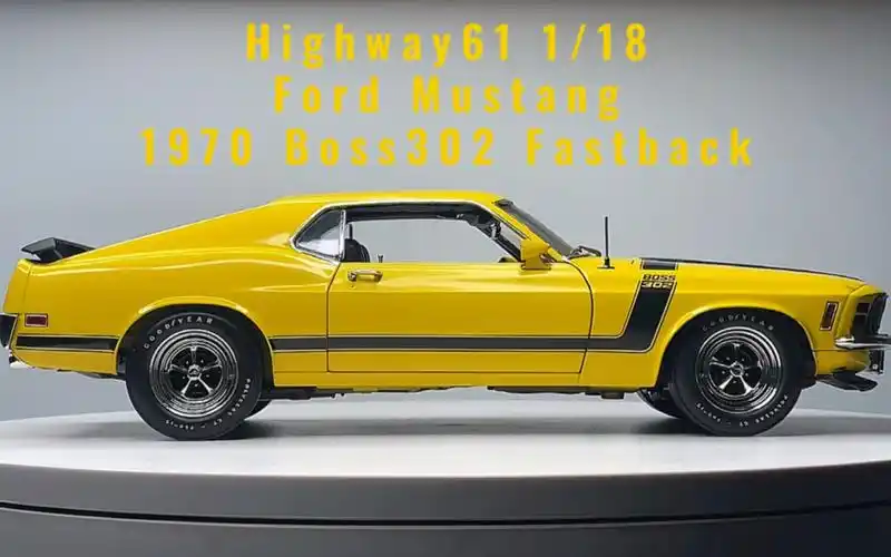 【1/18车模】highway61 1970 福特野马 boss302