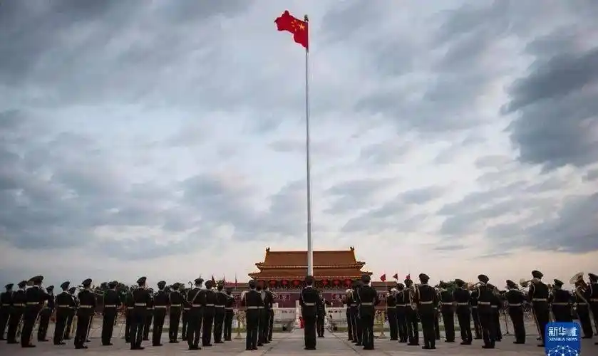 2021年国庆节我和国旗站c位