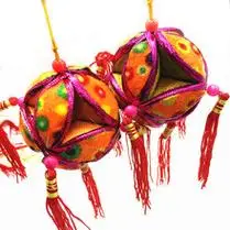 广西三月三绣球舞蹈道具壮族纯手工绣球民族工艺品击鼓传花抛绣球