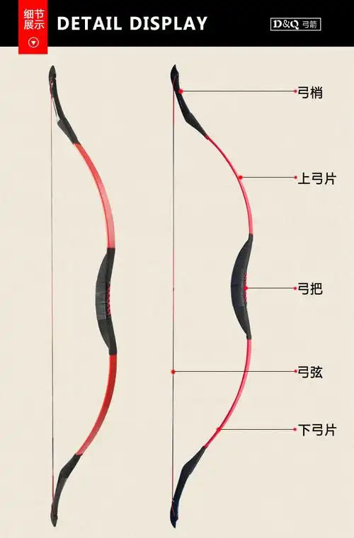 中国古代传统弓箭 景区景点箭馆竞技专用射箭器材木质弓箭套装竞技