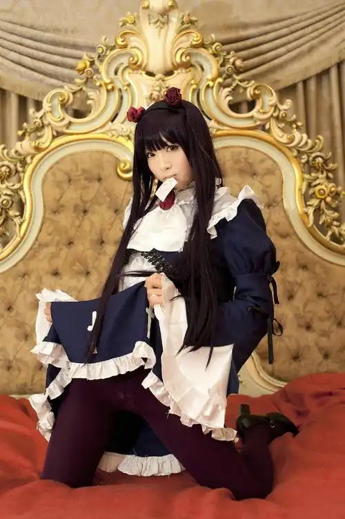 美女黑猫cos 你的有这么h?【5】