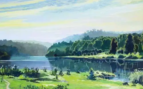 急求 水粉风景画