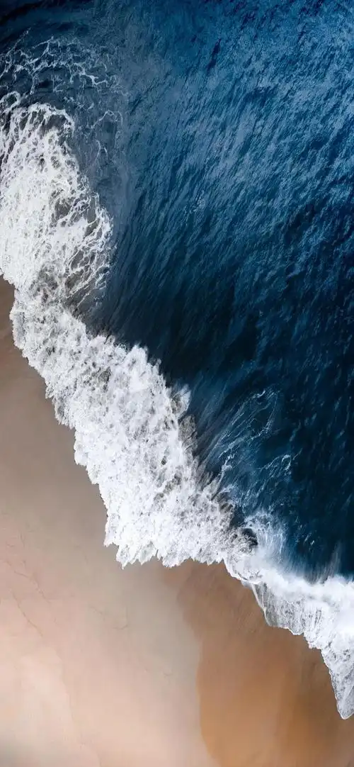 最美的海洋手机壁纸(海洋浪花的静动美壁纸)(22)