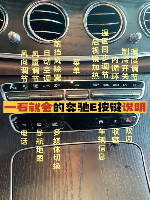 详细整理 | 一看就会的奔驰e按键说明!_奔驰e级社区_易车社区