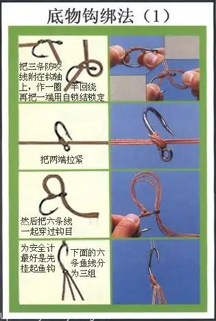 鱼钩的绑法全
